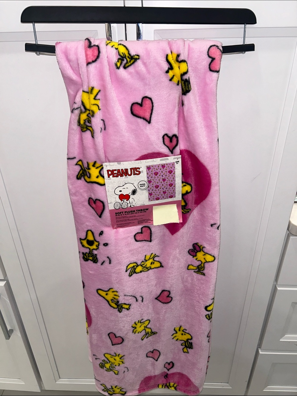 Peanuts/Snoopy Woodstock & Birdie Soft Plush Throw Blanket 50”x70”